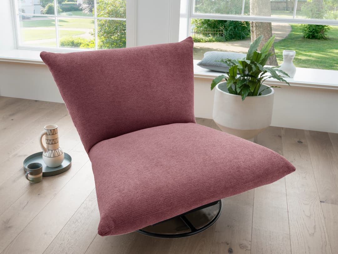 Polstersessel Baron IV | Rosa