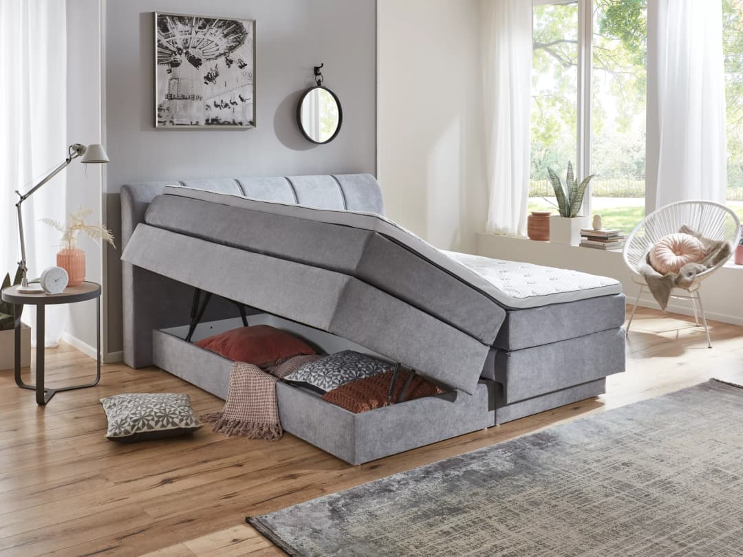 Boxspringbett Solmar | Rosa