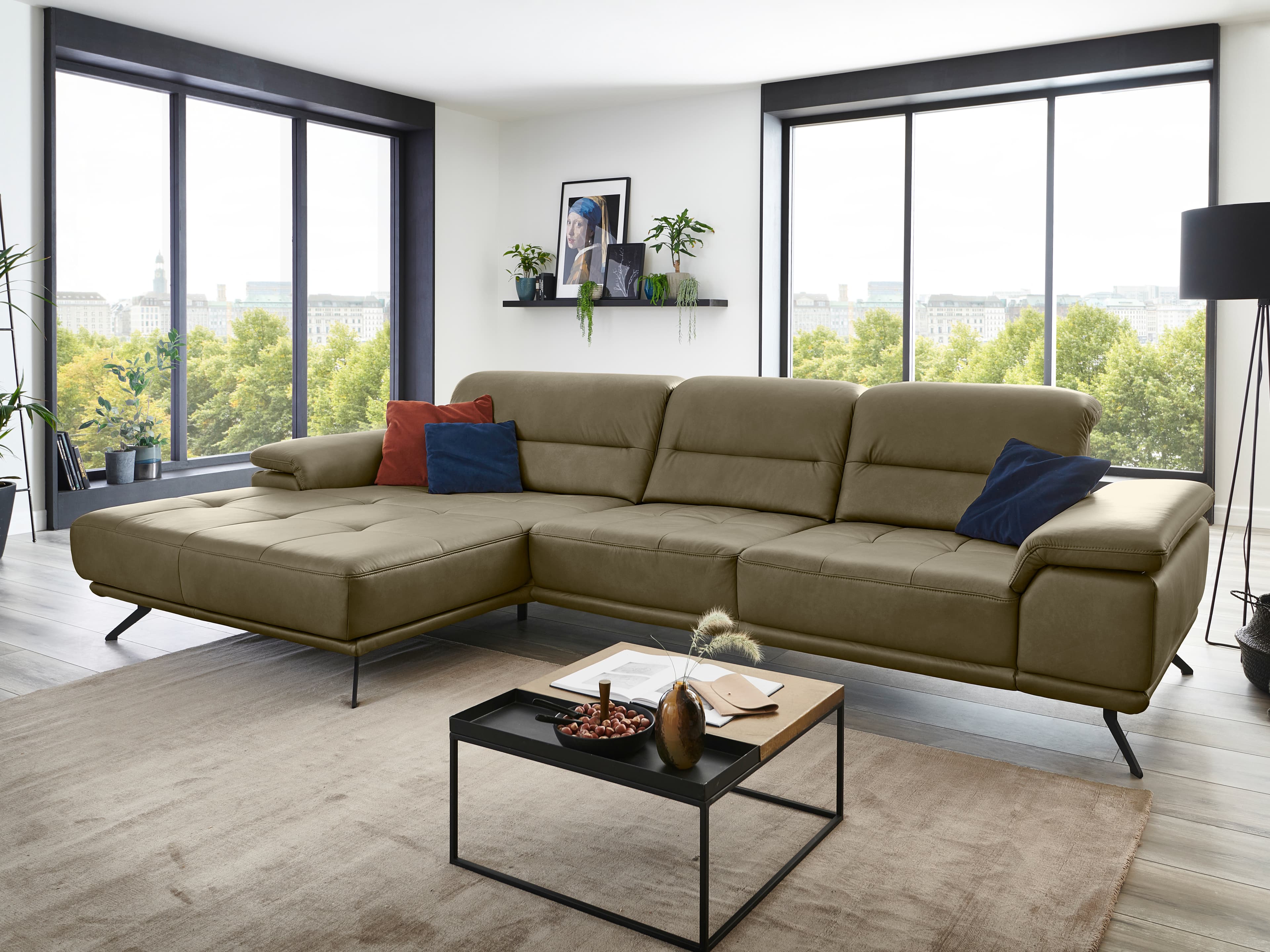 Ecksofa Petrana | Grün