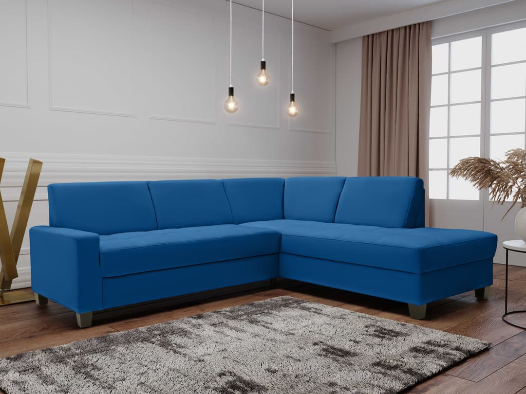 Ecksofa Daphne | Blau
