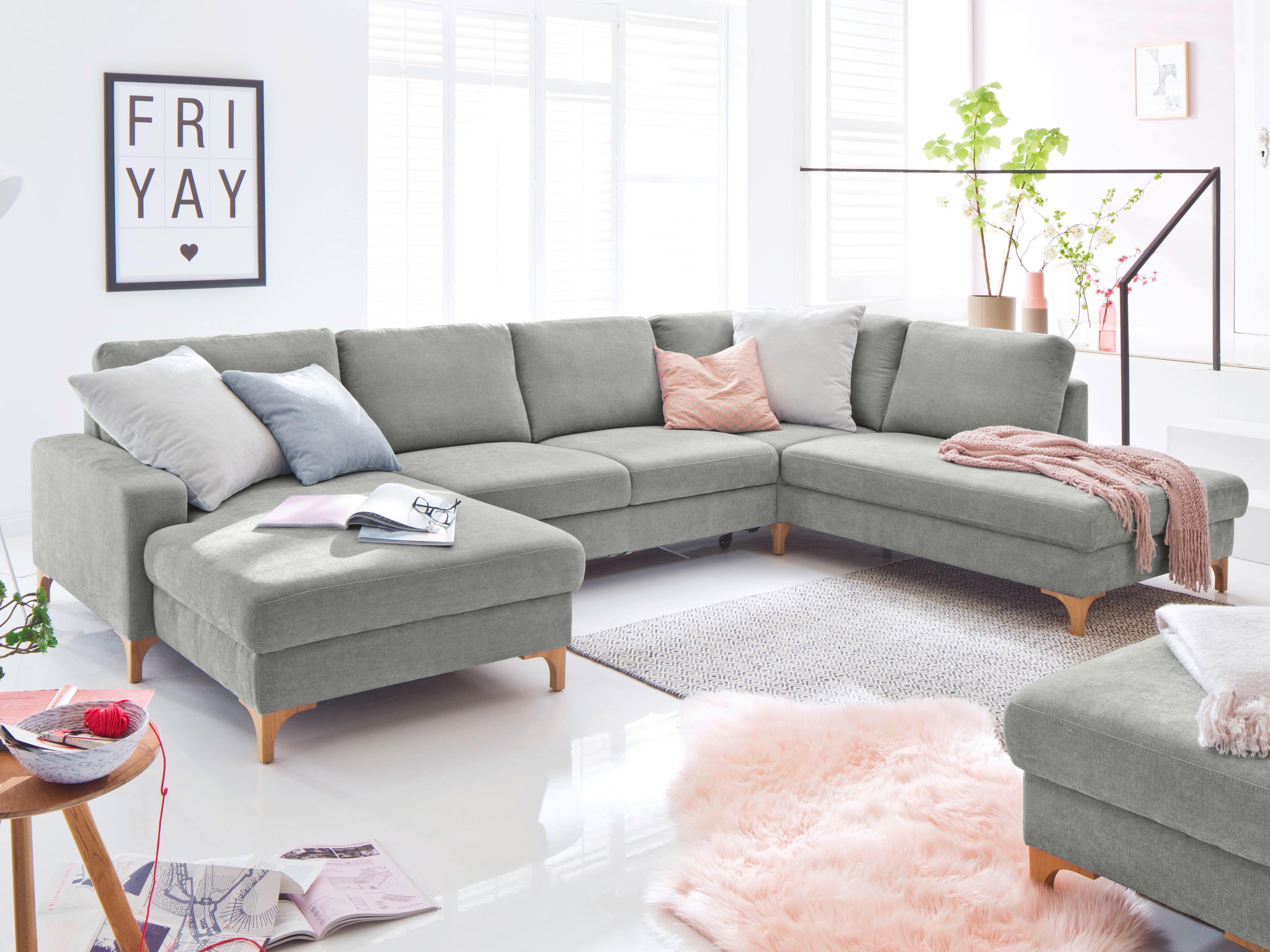 Wohnlandschaft Celenza V | Grau