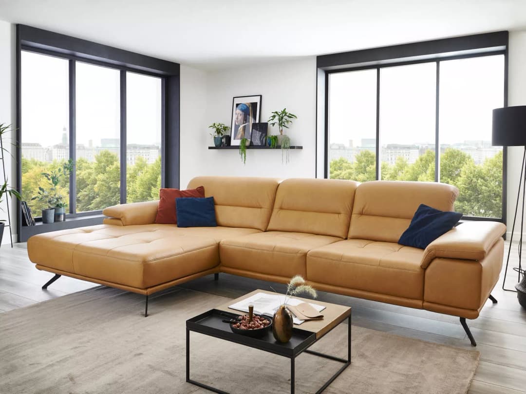 Ecksofa Petrana | Gelb