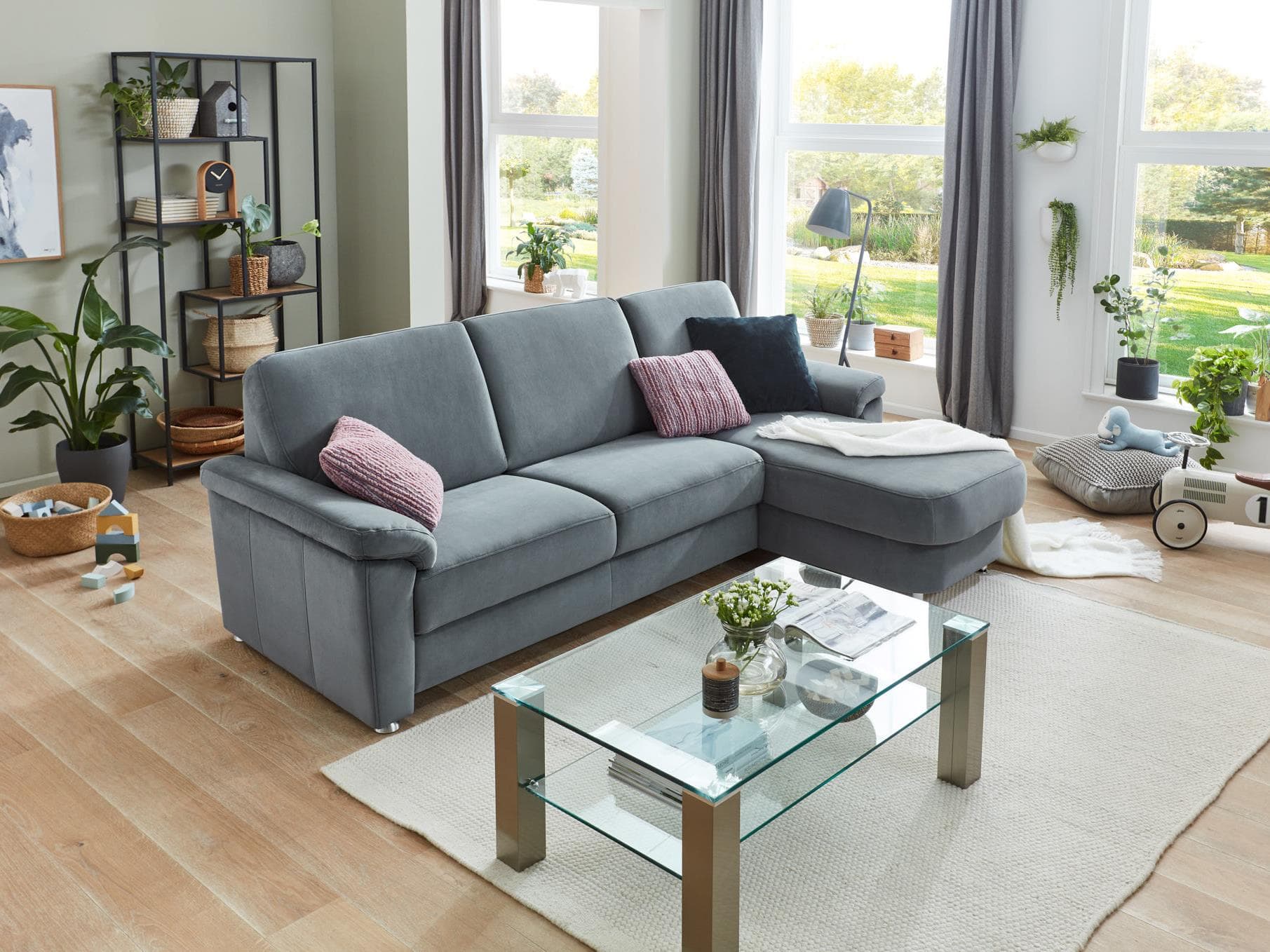 Ecksofa Zoccetta VII | Blau