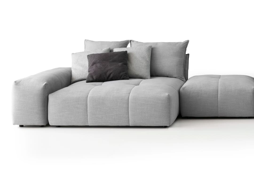 Wohnlandschaft Delinda | Grau