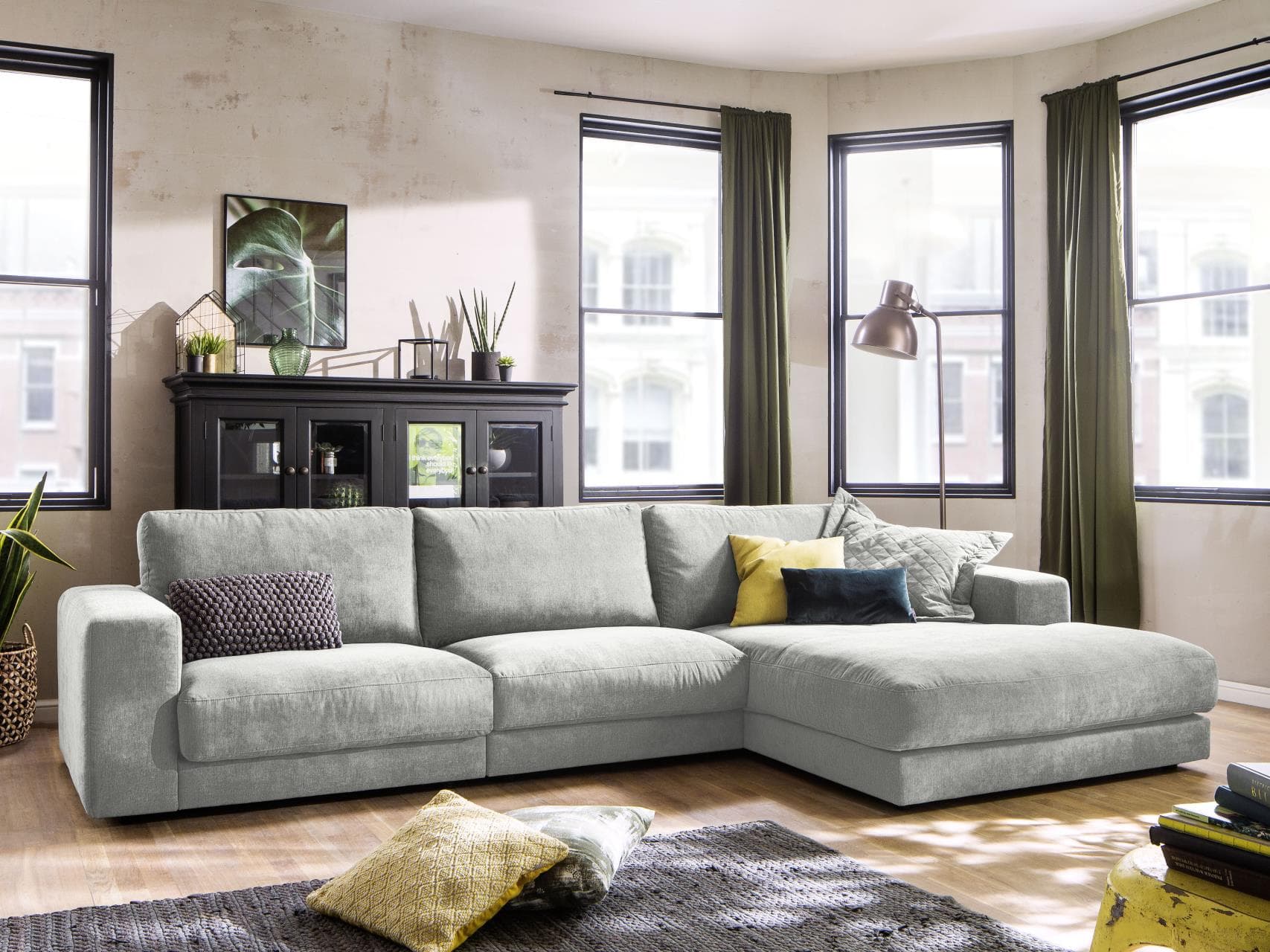Ecksofa Caldiero IV | Grau