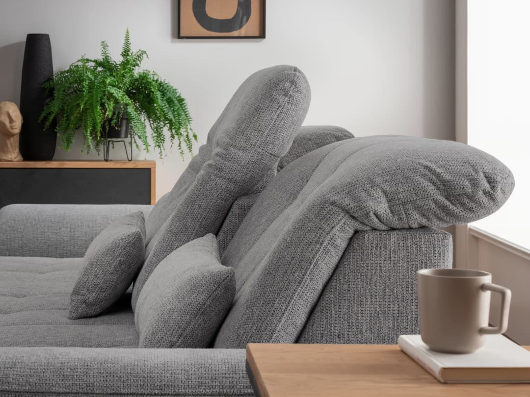 Ecksofa Bekki | Grau