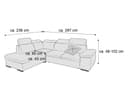 Ecksofa Boris | Braun 4