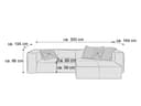 W.Schillig Ecksofa 18050 around-the-block II | Grau 3