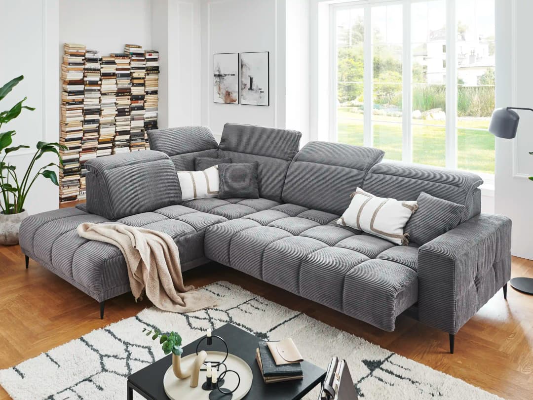 Ecksofa Irun V | Grau