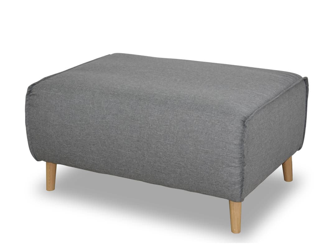 Polsterhocker Daro IV | Grau