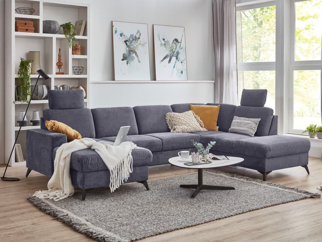 Wohnlandschaft Scalea II | Grau