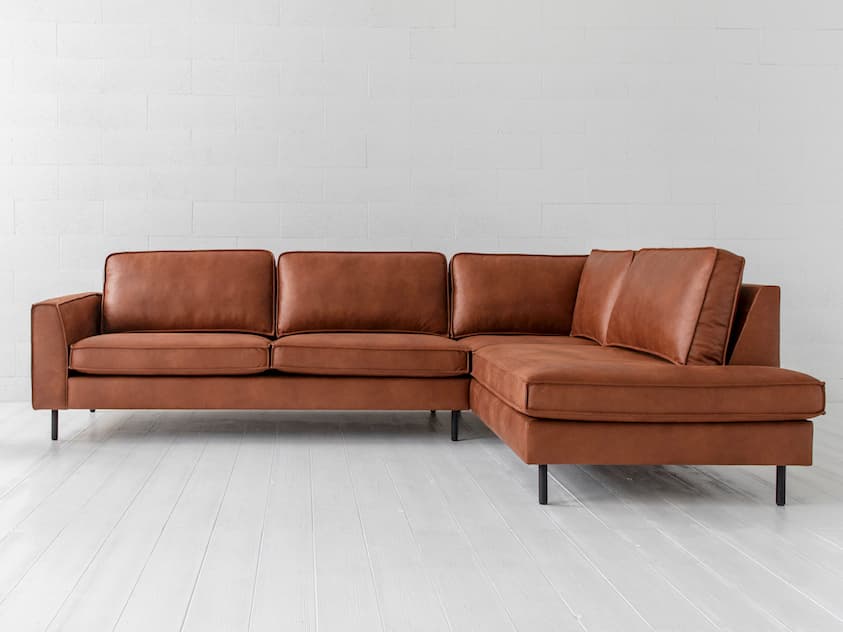 Ecksofa Kaitlynn V | Braun