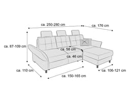 Ecksofa Brandö | Grün