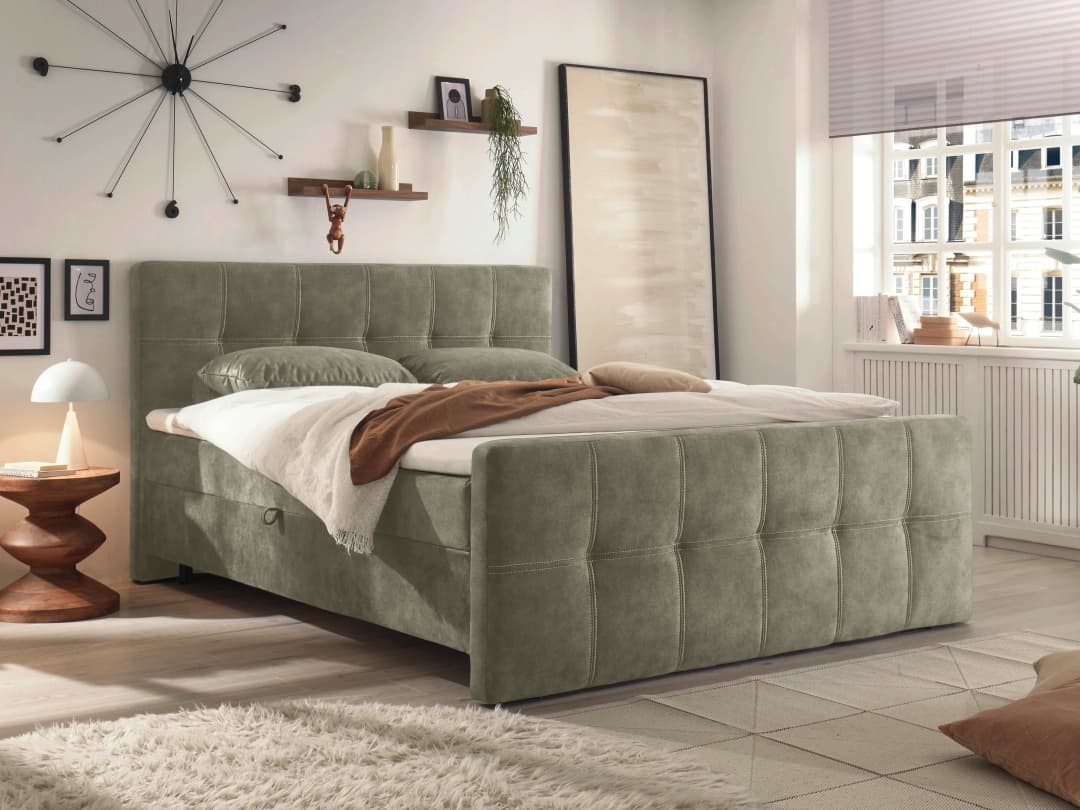 Boxbett Basbek | Grau