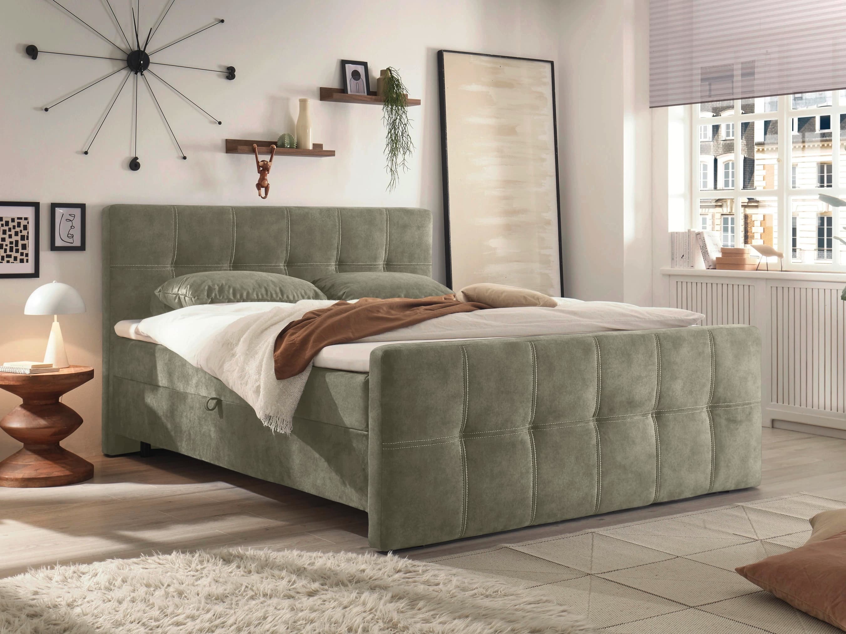 Boxbett Basbek | Grau