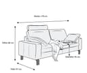 Einzelsofa Cabianca III | Braun 4