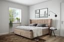 Boxspringbett Salcedo | Beige