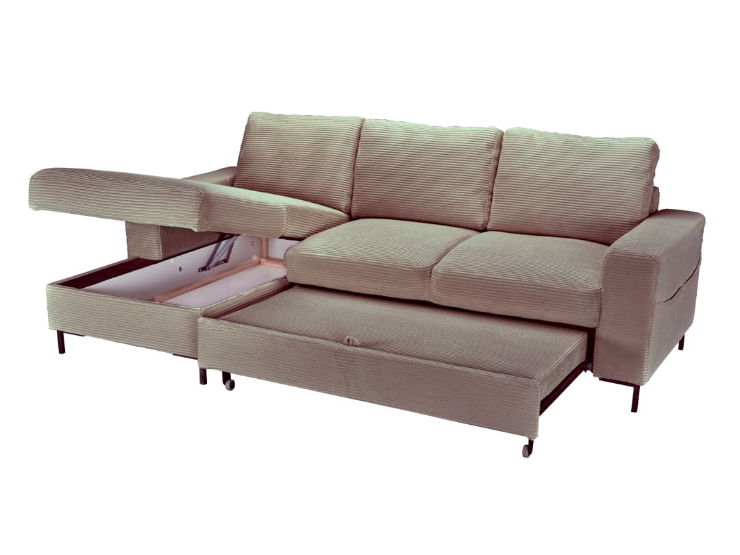 Ecksofa Salona | Weiß