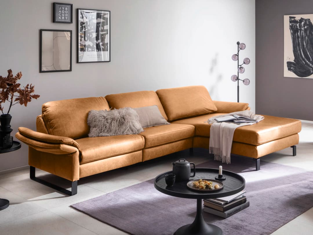 Ecksofa Cherry II | Braun