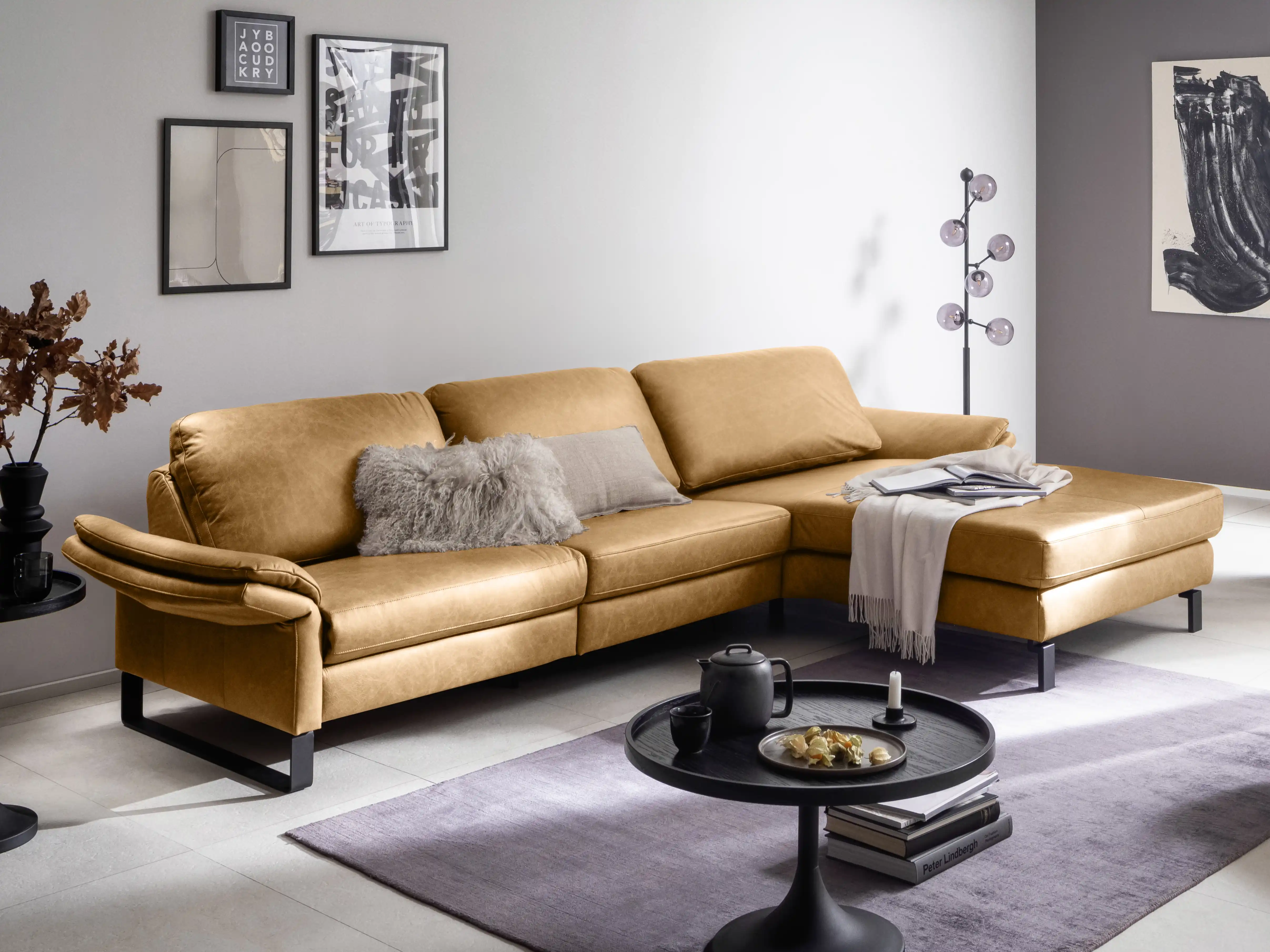 Ecksofa Cherry II | Braun