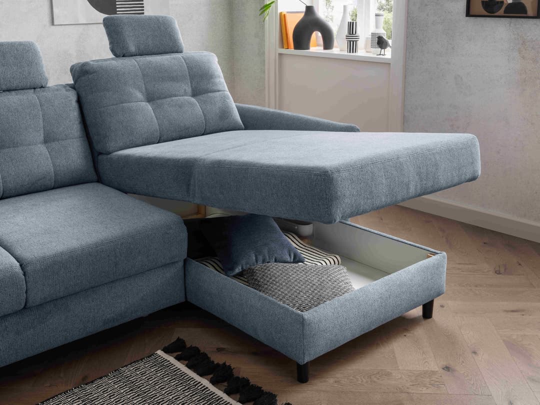 Ecksofa Brandö | Blau