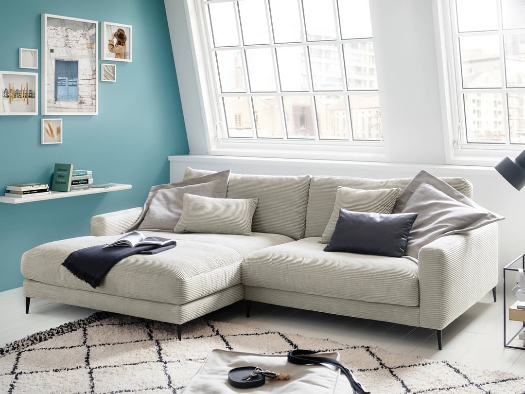 Ecksofa Cortino VIII | Grau