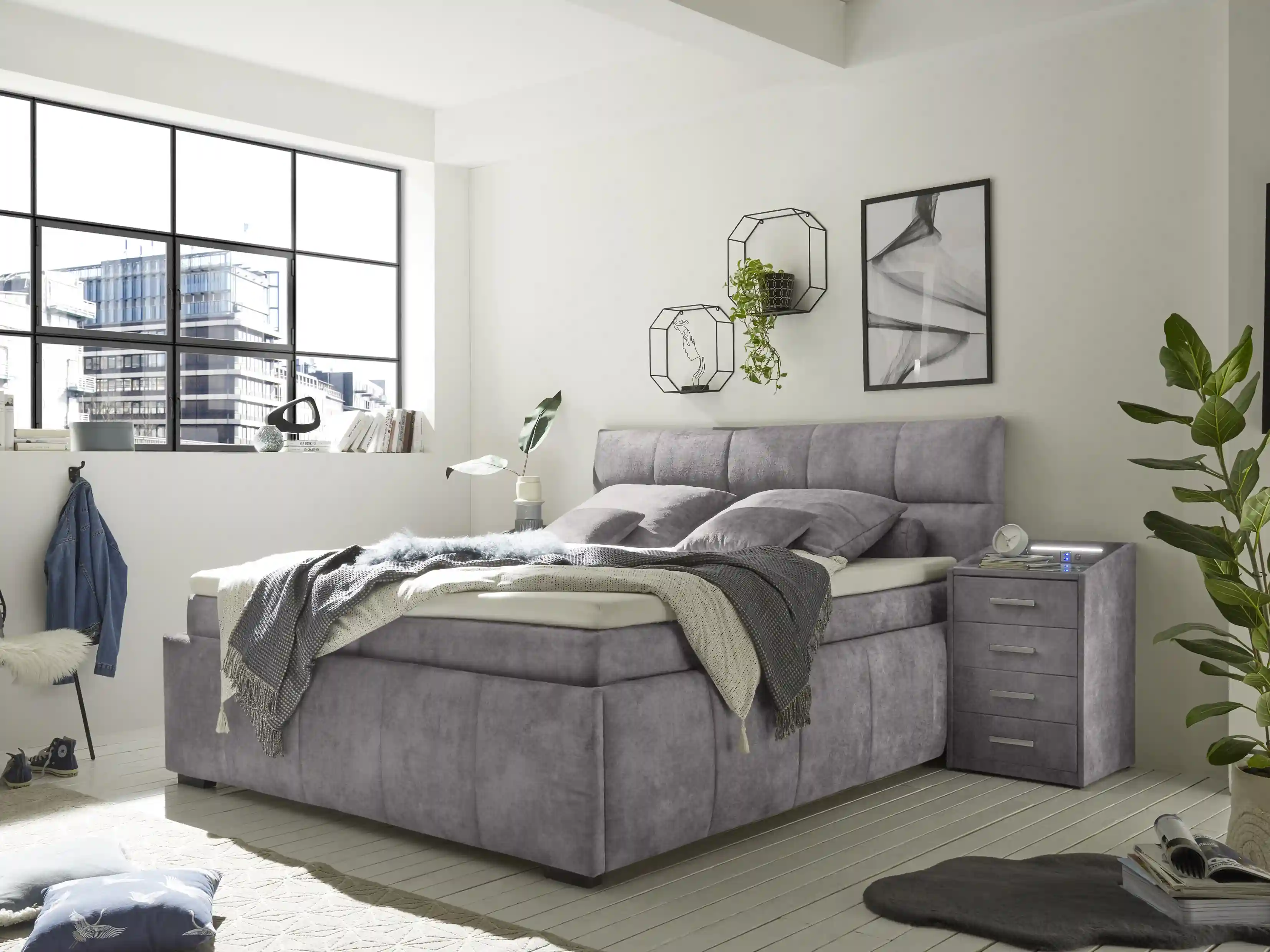 Boxbett Bakalu | Grau