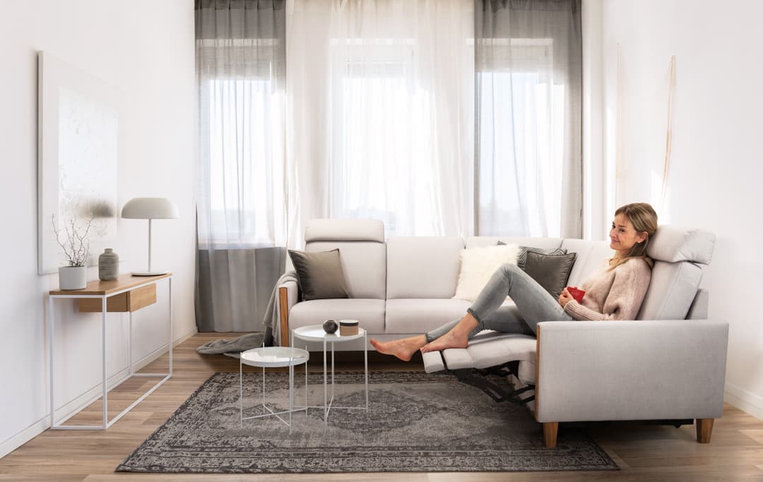 Ecksofa Kapoterra IV | Grau