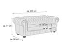 Einzelsofa Margret III | Braun 3