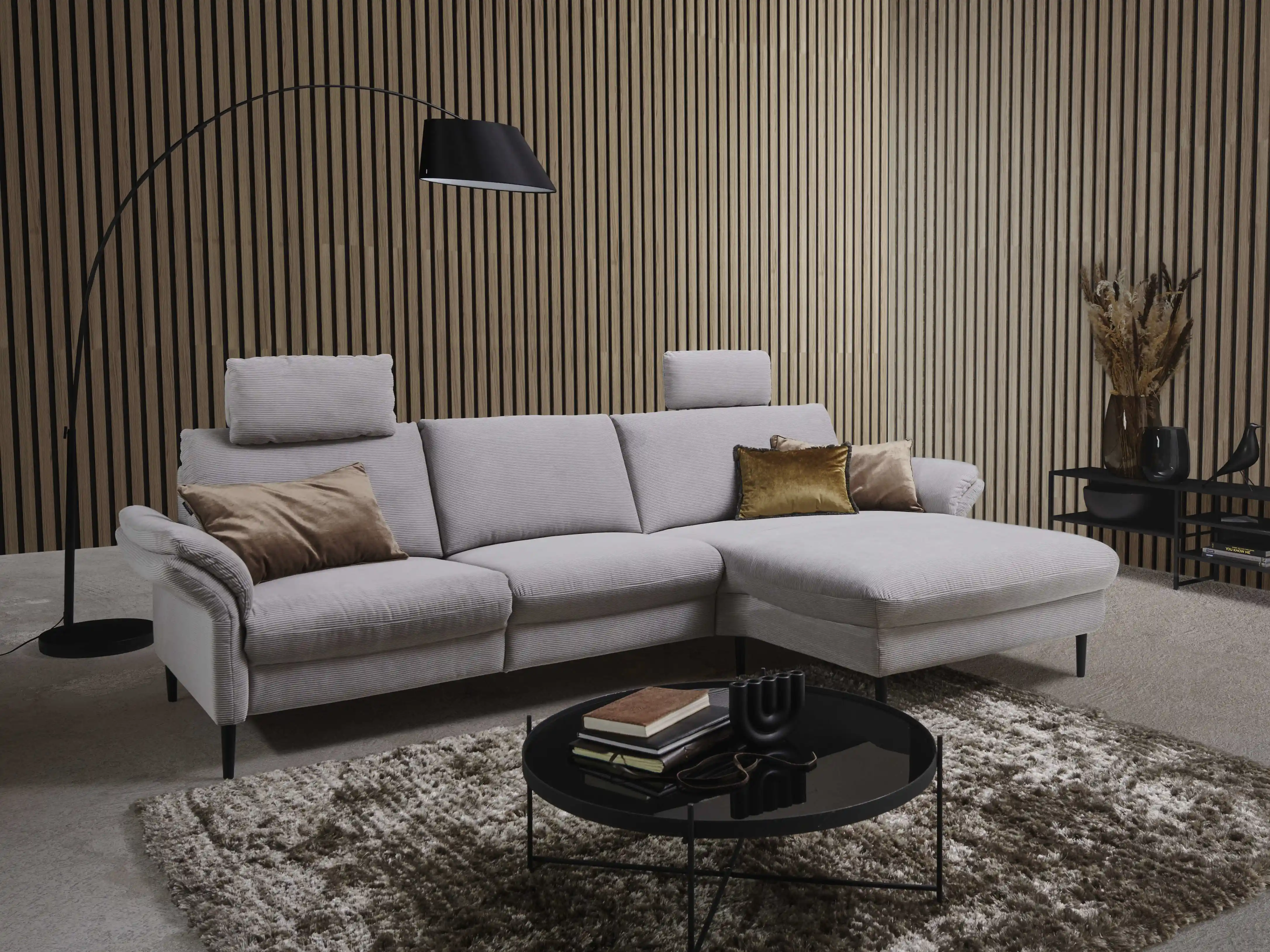 Ecksofa Carpin II | Grau
