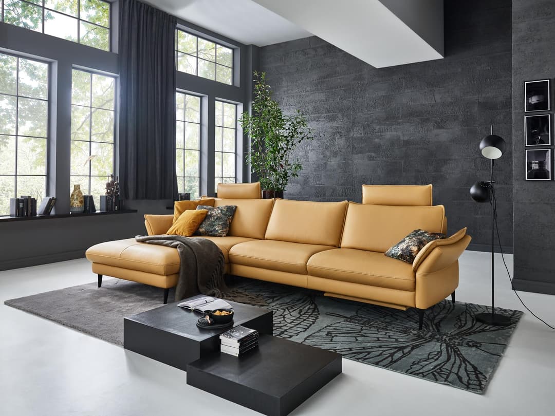 Ecksofa Haeta | Grau