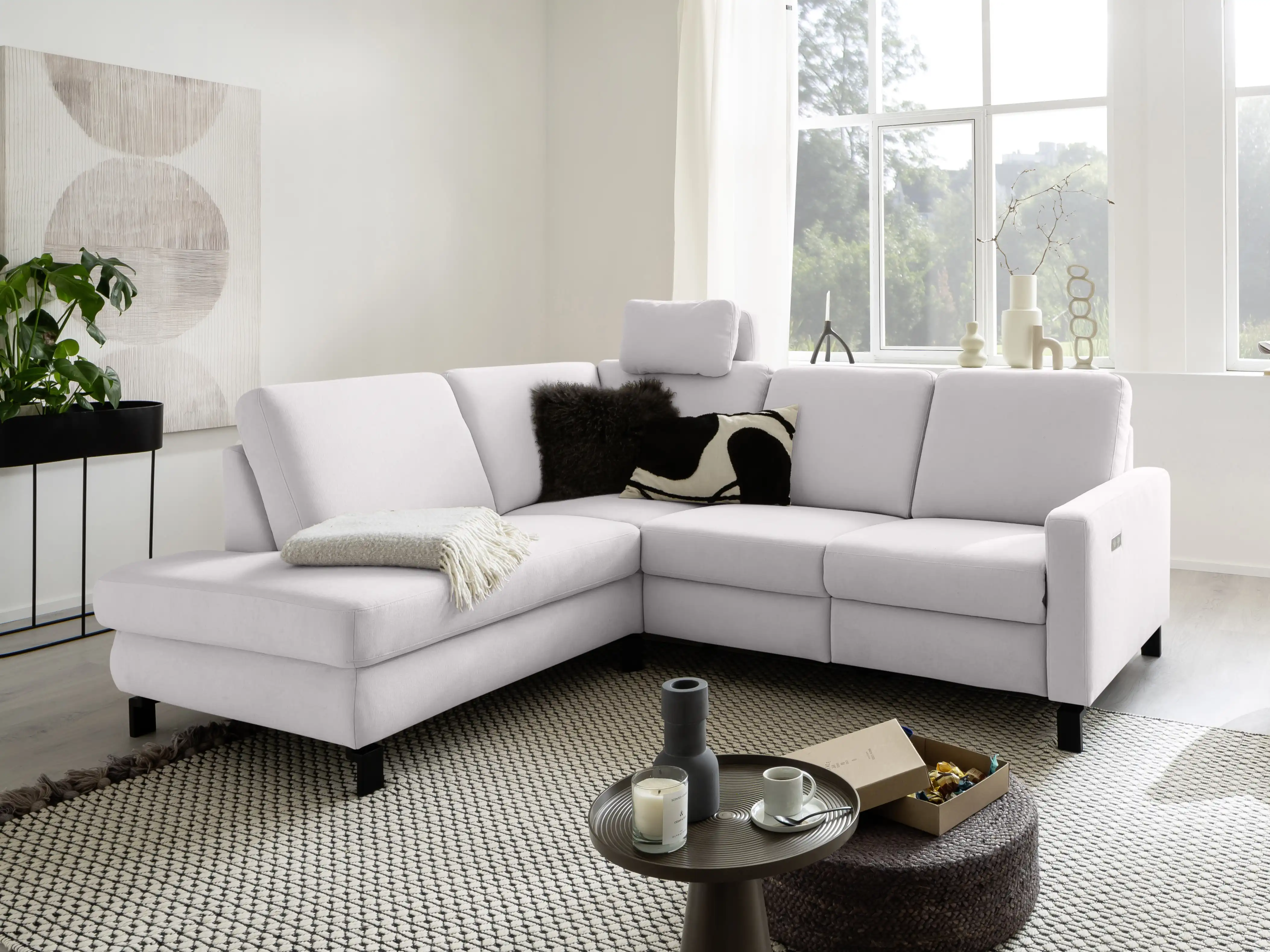 Ecksofa Charleston II | Grau