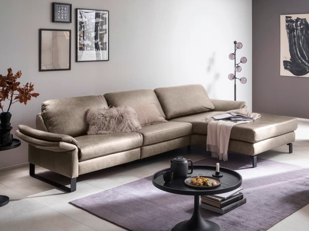 Ecksofa Cherry II | Grau