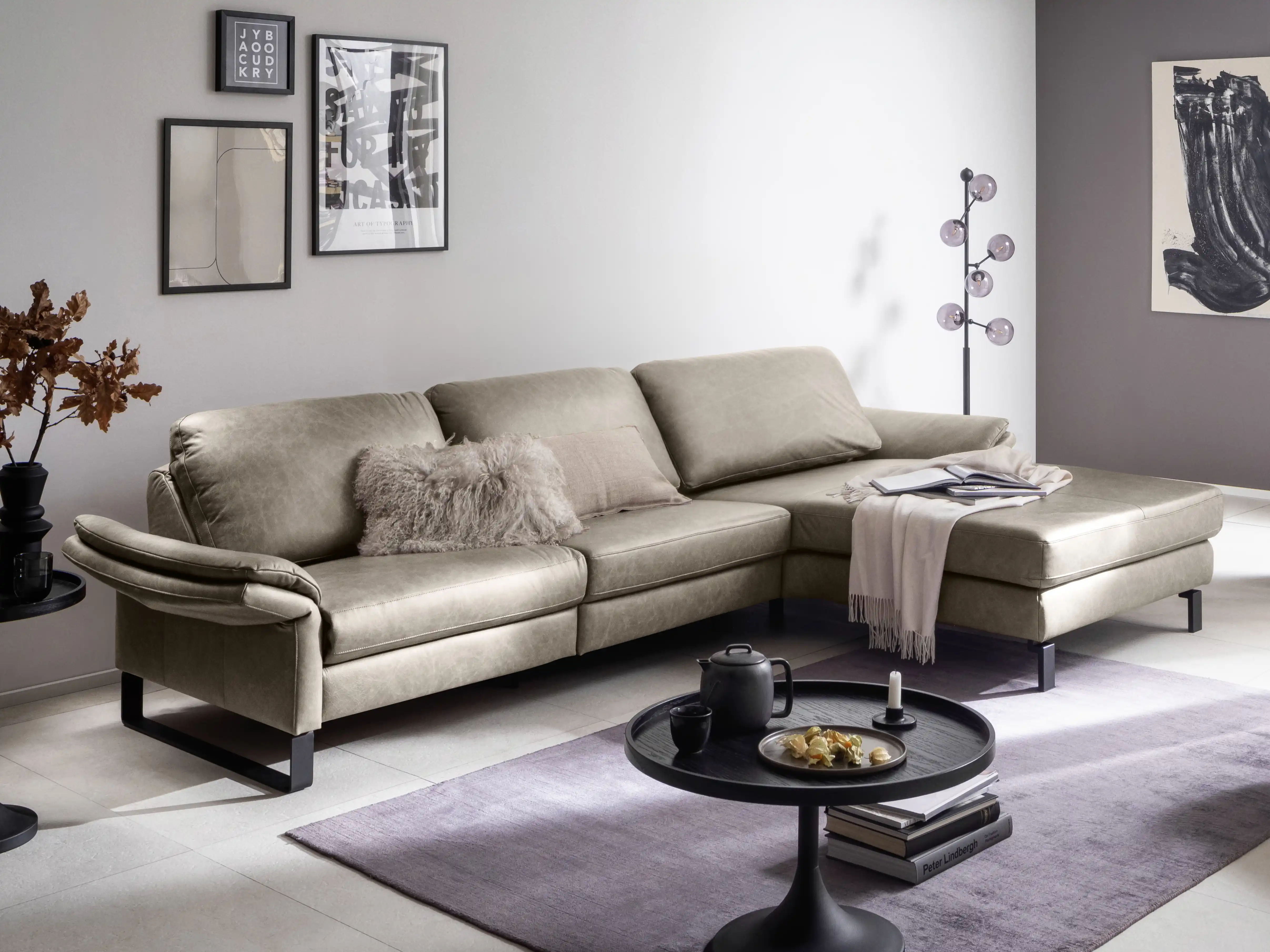 Ecksofa Cherry II | Grau