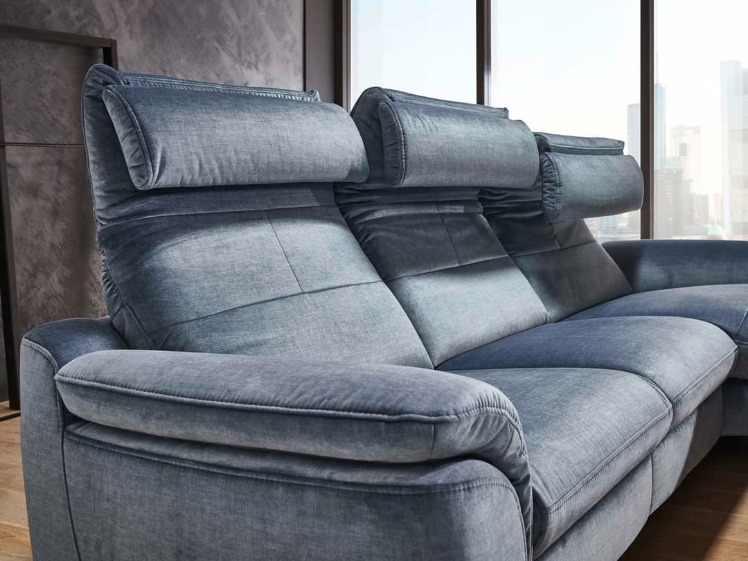 Ecksofa Hennens IV | Blau