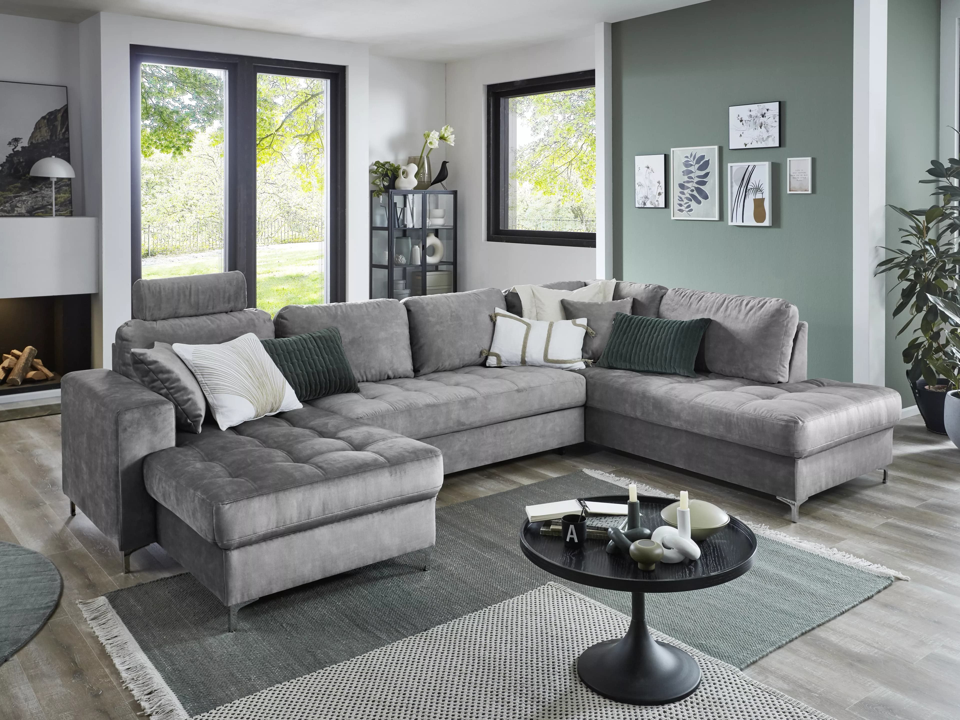 Wohnlandschaft Mabra | Grau