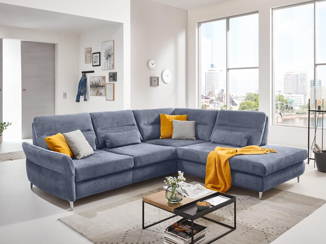Ecksofa Monno II | Blau