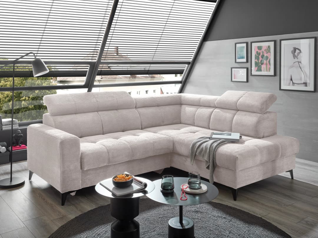 Ecksofa Bill | Grau