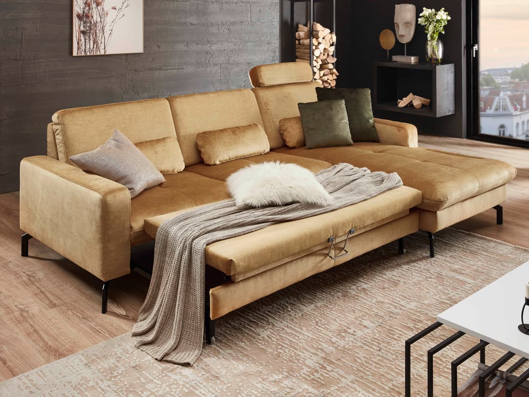 Ecksofa Modica | Gold