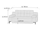 Schlafsofa Ronny | Grau 3
