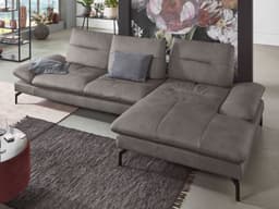 Ecksofa Penina | Grau