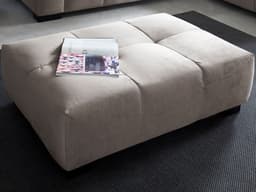 Polsterhocker Carla II | Grau