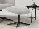 Polsterhocker Kiago II | Grau