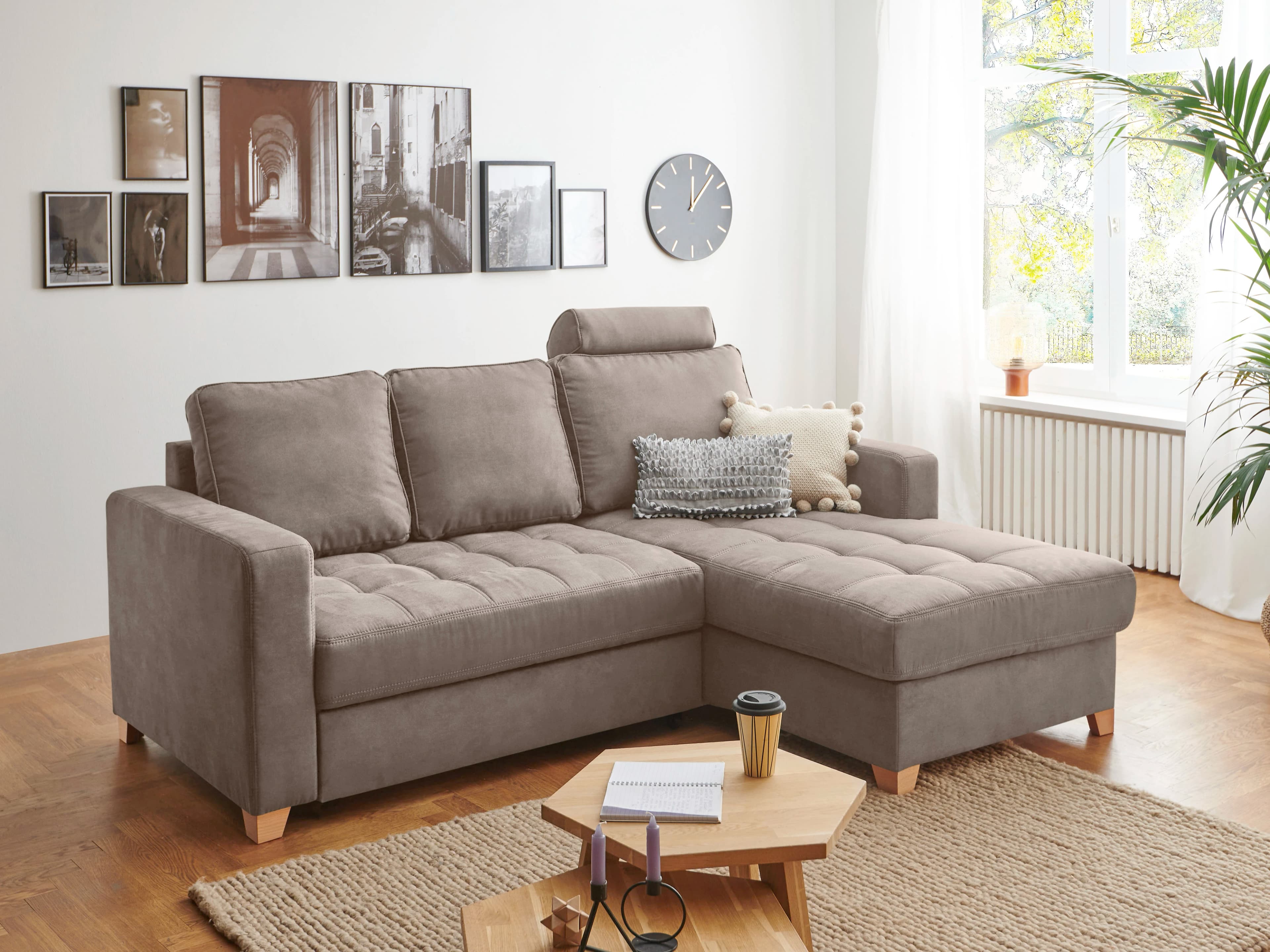 Ecksofa Morris | Grau