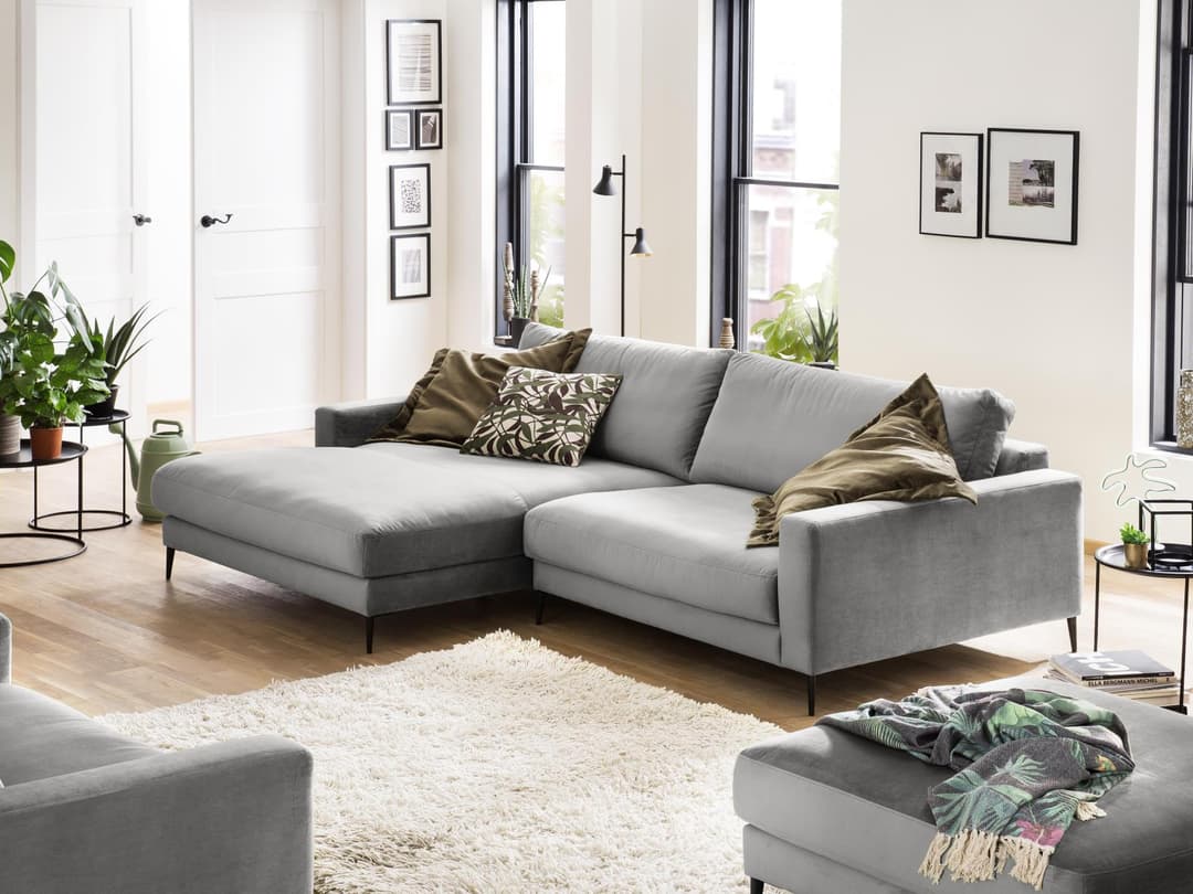 Ecksofa Cortino III | Grau