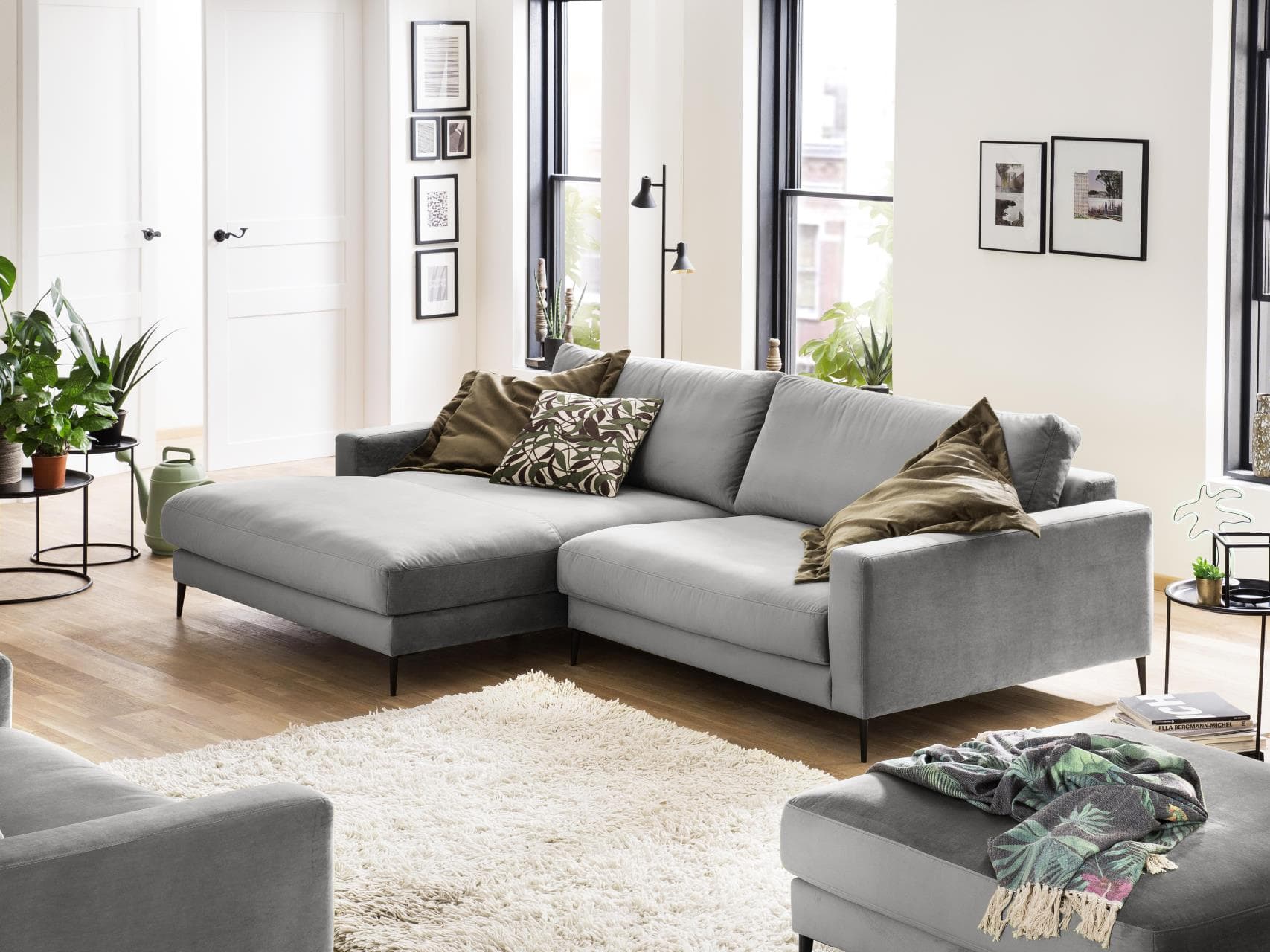 Ecksofa Cortino III | Grau