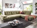 Ecksofa Piero Bett | Grün