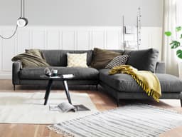 Ecksofa Cortino | Grau