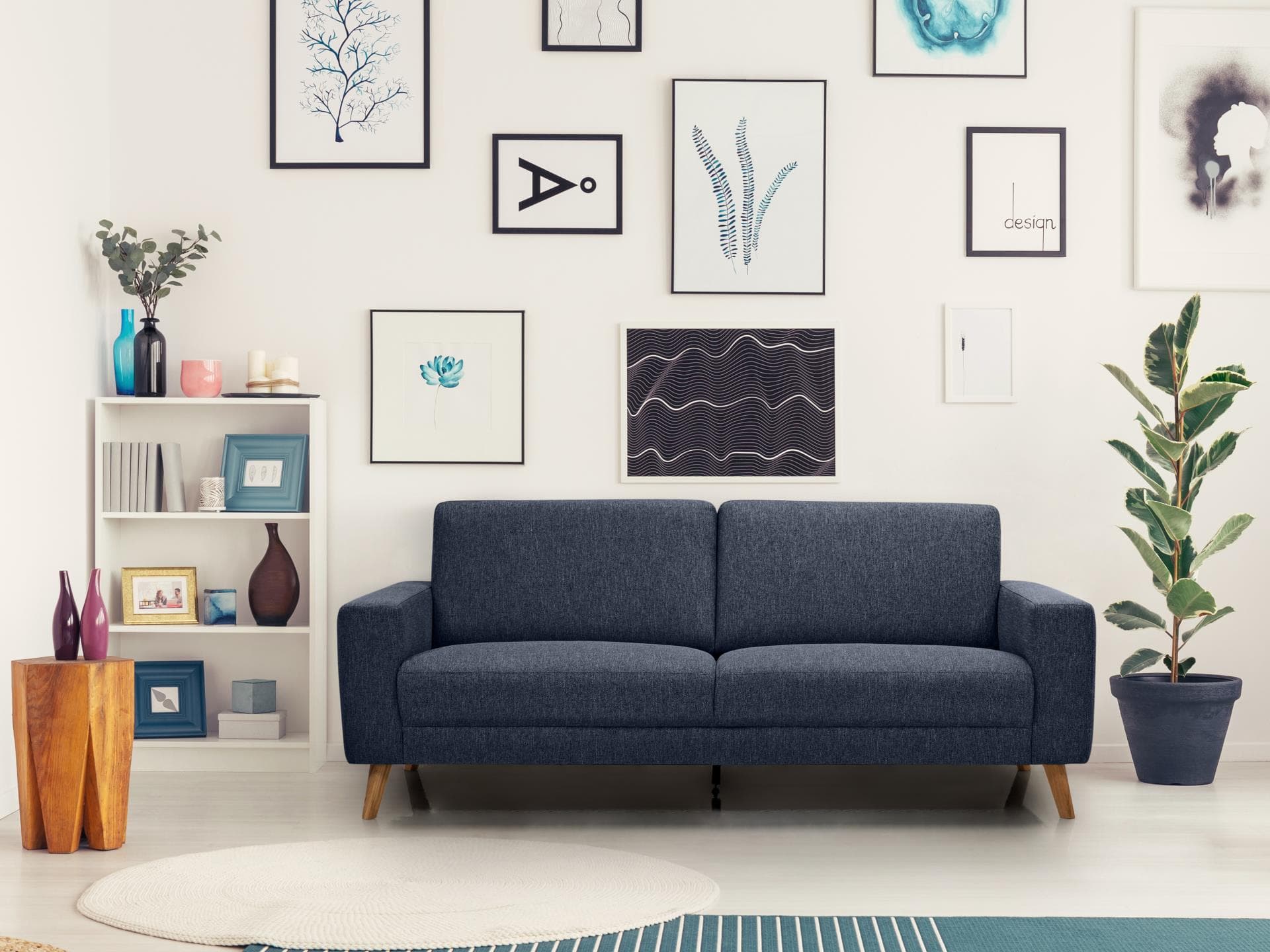 Einzelsofa Kamino V | Blau