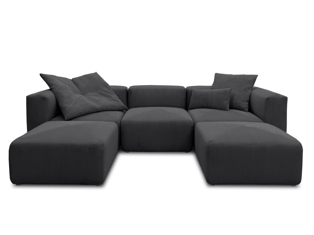 Wohnlandschaft Dorna IV | Grau